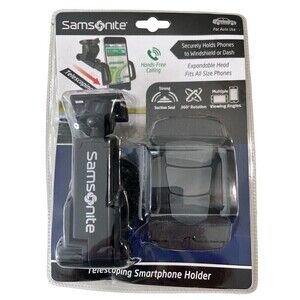 Samsonite Car Telescoping Smartphone Holder Mount Fits All Phone Hands Free